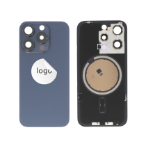 Vitre Arrière Titane Bleu iPhone 15 Pro (Pulled C)