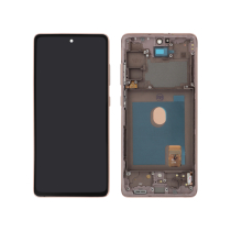 Ecran Complet Orange Galaxy S20 FE 4G/5G (G780F/G781B) (Avec châssis)