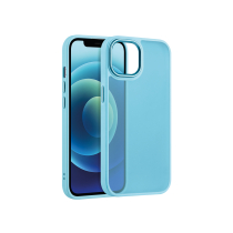 Coque Satin Matte iPhone 16 Plus (Bleu Dragée)