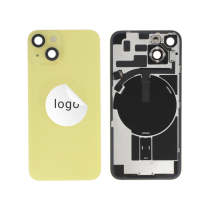 Vitre Arrière Jaune iPhone 14 (Avec Composants) (Pulled A)