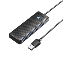 ORICO Hub 4 Ports USB 3.0 (PAPW4A-U3-10-BK-EP)