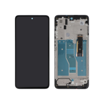 Ecran Complet Noir Moto G82 5G (Avec Châssis) (ReLife)