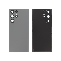 Vitre Arrière Graphite Galaxy S22 Ultra (S908B) (Sans logo)