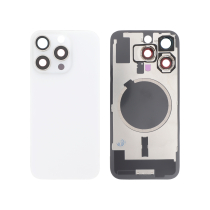 Vitre Arrière Titane Blanche iPhone 16 Pro (Avec MagSafe) (Sans Logo)