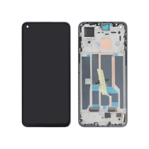 Ecran Complet Noir OLED OnePlus Nord 2 5G/Nord 2T (Avec Châssis)