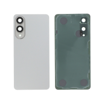 Vitre Arrière Argent Titane + Lentille Caméra Galaxy S25 Edge (S397B) (Sans Logo)
