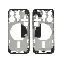 Châssis Central Titane Noir iPhone 15 Pro (Pulled B)