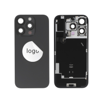 Vitre Arrière Titane Noir iPhone 16 Pro (Avec Composants) (Pulled A)