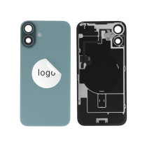 Vitre Arrière Sarcelle iPhone 16 Plus (Avec Composants) (Pulled A)