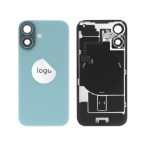Vitre Arrière Sarcelle iPhone 16 (Avec Composants) (Pulled A)
