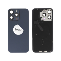 Vitre Arrière Titane Bleu iPhone 15 Pro Max (Avec Composants) (Pulled A)