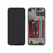 Ecran Complet Noir Huawei P40 Lite E (Avec Châssis)