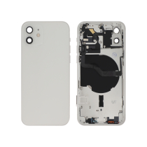 Vitre Arrière Complète Blanche iPhone 12 (Sans Logo) 