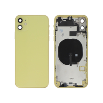 Vitre Arrière Complète Jaune iPhone 11 (Sans Logo) 