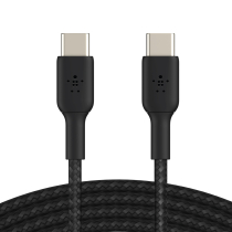 BELKIN Câble Tressé USB-C vers USB-C 2m (Noir)
