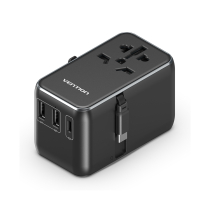 VENTION Adaptateur USB 3 Ports GaN avec Câble USB-C