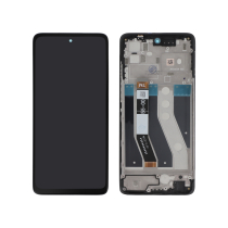 Ecran Complet Noir Moto G62 5G (Avec châssis)