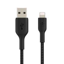 BELKIN Câble Tressé Lightning 2m (Noir)