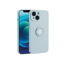 Coque Finger Grip iPhone 14 Pro (Bleu Clair)