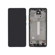 Ecran Complet Noir OLED Galaxy A52S 5G (Avec châssis) (A528B)