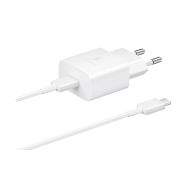SAMSUNG Chargeur Secteur USB-C 15W (avec câble) (Blanc)